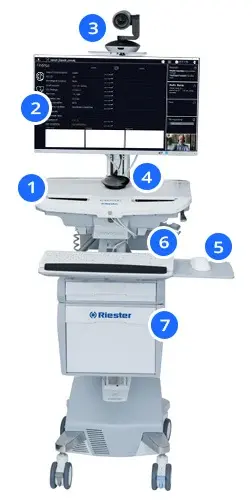 The Riester Telemedicine Cart